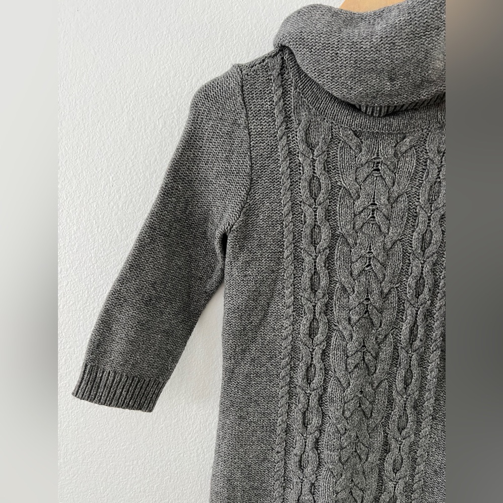 Tommy Hilfiger 3/4 Sleeved Cowl Turtleneck Sweater Dress S/P - Picture 5 of 9